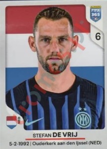 265 Stefan de Vrij – FIFA 365 2026 Panini