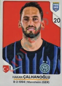 272 Hakan Çalhanoğlu – FIFA 365 2026 Panini