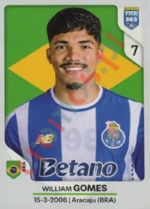 398 William Gomes – FIFA 365 2026 Panini