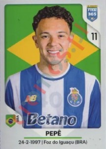 401 Pepê – FIFA 365 2026 Panini