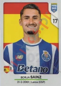 402 Borja Sainz – FIFA 365 2026 Panini