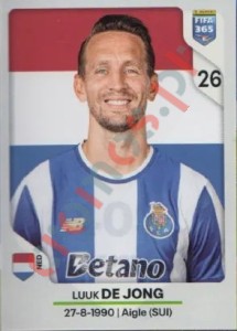 403 Luuk de Jong – FIFA 365 2026 Panini