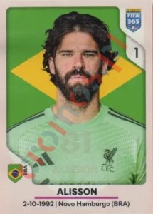 81 Alisson Becker – FIFA 365 2026 Panini