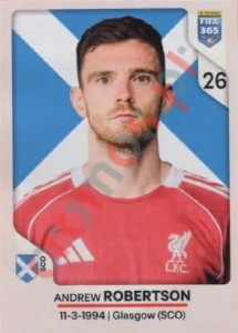 85 Andrew Robertson – FIFA 365 2026 Panini