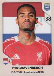 87 Ryan Gravenberch – FIFA 365 2026 Panini