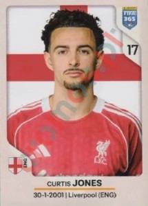 88 Curtis Jones – FIFA 365 2026 Panini