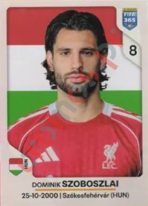 90 Dominik Szoboszlai – FIFA 365 2026 Panini