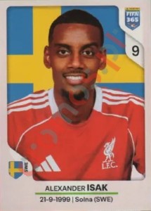 92 Alexander Isak – FIFA 365 2026 Panini