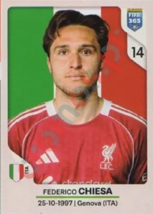 98 Federico Chiesa – FIFA 365 2026 Panini