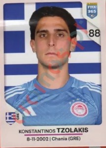 207 Konstantinos Tzolakis – FIFA 365 2026 Panini