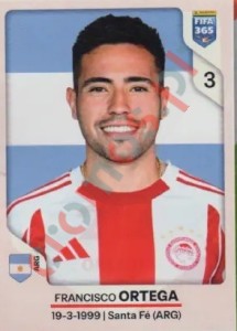 212 Francisco Ortega – FIFA 365 2026 Panini