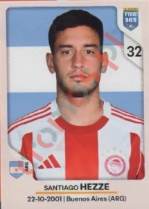 215 Santiago Hezze – FIFA 365 2026 Panini