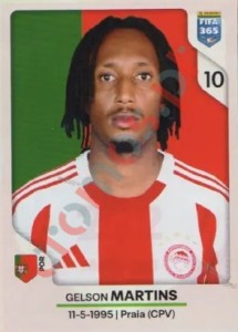 222 Gelson Martins – FIFA 365 2026 Panini