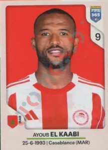 224 Ayoub El Kaabi – FIFA 365 2026 Panini