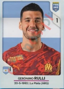 117 Gerónimo Rulli – FIFA 365 2026 Panini