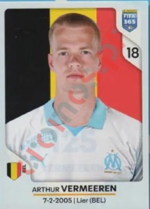 125 Arthur Vermeeren – FIFA 365 2026 Panini