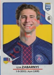156 Illya Zabarnyi – FIFA 365 2026 Panini