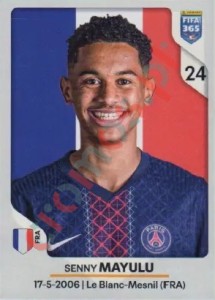 160 Senny Mayulu – FIFA 365 2026 Panini
