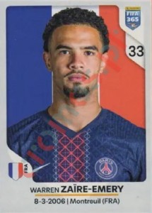 161 Warren Zaïre-Emery – FIFA 365 2026 Panini
