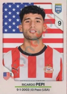 350 Ricardo Pepi – FIFA 365 2026 Panini