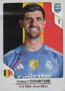 495 Thibaut Courtois – FIFA 365 2026 Panini