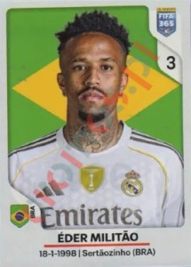 496 Éder Militão – FIFA 365 2026 Panini