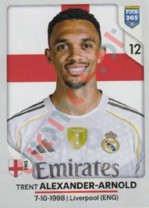 500 Trent Alexander-Arnold – FIFA 365 2026 Panini