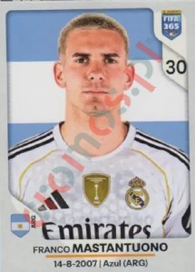506 Franco Mastantuono – FIFA 365 2026 Panini