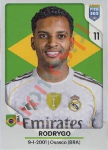 510 Rodrygo – FIFA 365 2026 Panini