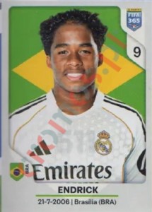 511 Endrick – FIFA 365 2026 Panini