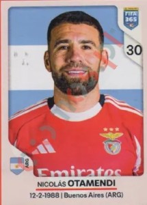 370 Nicolás Otamendi – FIFA 365 2026 Panini