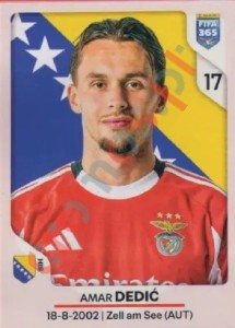 373 Amar Dedić – FIFA 365 2026 Panini