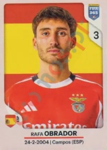 374 Rafa Obrador – FIFA 365 2026 Panini