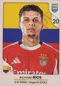 376 Richard Ríos – FIFA 365 2026 Panini