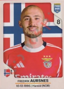377 Fredrik Aursnes – FIFA 365 2026 Panini