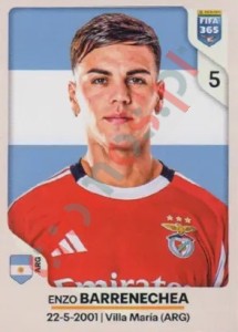 378 Enzo Barrenechea – FIFA 365 2026 Panini