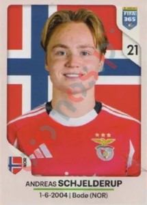 384 Andreas Schjelderup – FIFA 365 2026 Panini