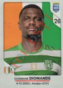 406 Ousmane Diomande – FIFA 365 2026 Panini