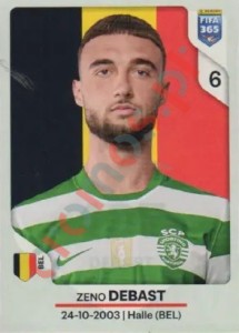 407 Zeno Debast – FIFA 365 2026 Panini