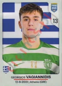 409 Georgios Vagiannidis – FIFA 365 2026 Panini