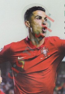 77 Cristiano Ronaldo – Fome de Vencer 2022 Panini