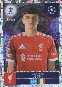 297 Giovanni Leoni – UEFA Champions League 2025-2026 Topps