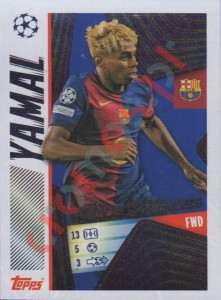 11 Lamine Yamal – UEFA Champions League 2025-2026 Topps