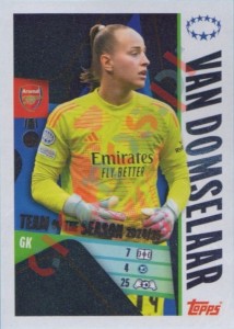 15 Daphne van Domselaar – UEFA Champions League 2025-2026 Topps
