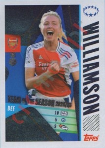 17 Leah Williamson – UEFA Champions League 2025-2026 Topps