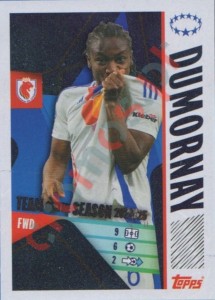 23 Melchie Dumornay – UEFA Champions League 2025-2026 Topps