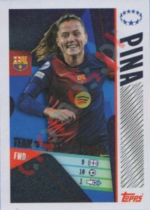 25 Claudia Pina – UEFA Champions League 2025-2026 Topps
