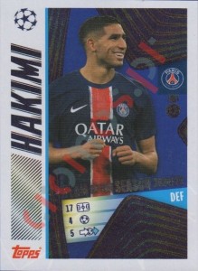 5 Achraf Hakimi – UEFA Champions League 2025-2026 Topps