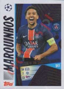 6 Marquinhos – UEFA Champions League 2025-2026 Topps