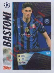 7 Alessandro Bastoni – UEFA Champions League 2025-2026 Topps
